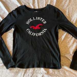 hollister long sleeve baby tee